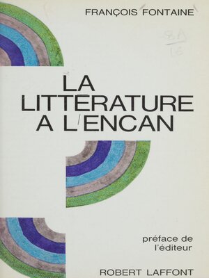 cover image of La littérature à l'encan